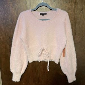 NWT Womens Pink Almost Famous Sweater